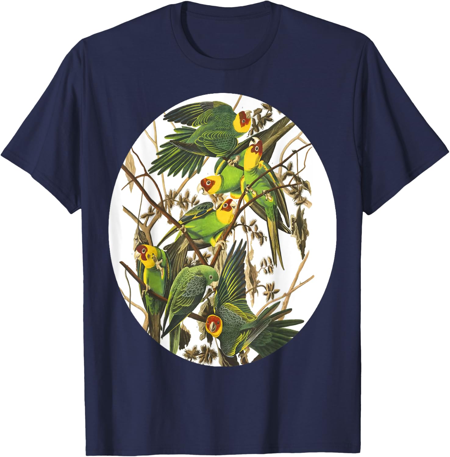 Birds Of North America T-Shirt - T-Shirt | Navy