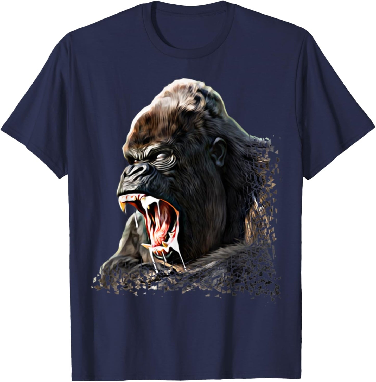 Gorilla Ape Monkey Animal Lover Women & Kids Gorilla T-Shirt - T-Shirt | Navy