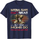 Proud National Guard Mom National Guard Graduation Mom T-Shirt - T-Shirt | Navy