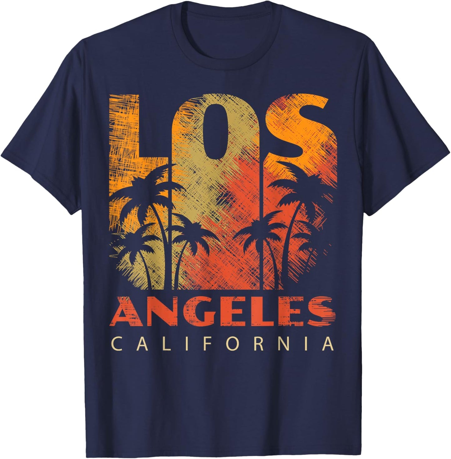 Los Angeles LA California State CA Cali California Republic T-Shirt - T-Shirt | Navy