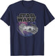 Star Wars A New Hope Tie Fighter Classic Vintage Logo T-Shirt - T-Shirt | Navy