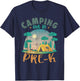 Camping Out In Pre K Funny School T-Shirt - T-Shirt | Navy