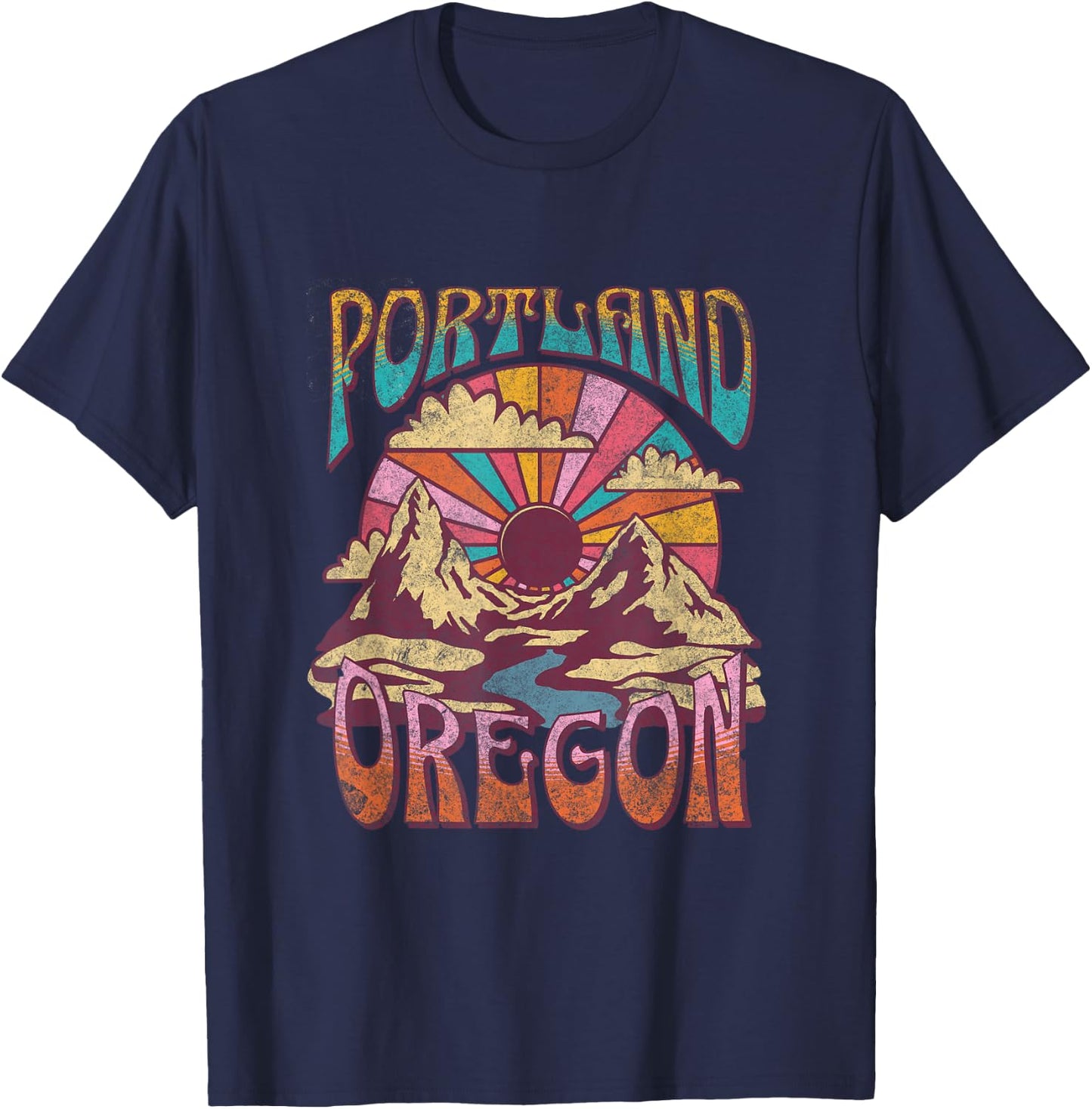 Portland Oregon T-Shirt - T-Shirt | Navy
