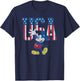 Disney - Mickey USA Banner T-Shirt - T-Shirt | Navy