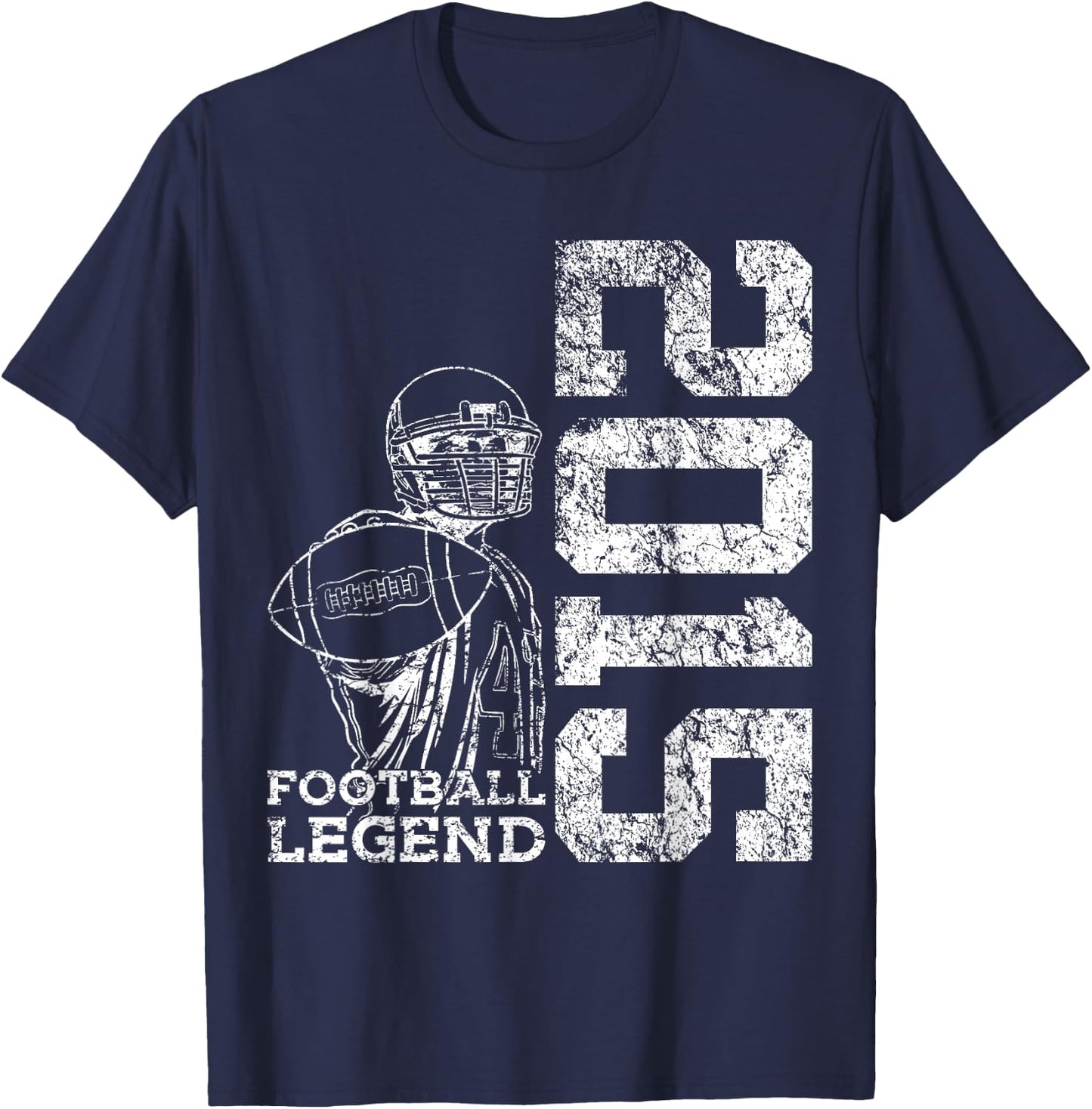 11 Years Football Legend 2015 11th Birthday T-Shirt - T-Shirt | Navy