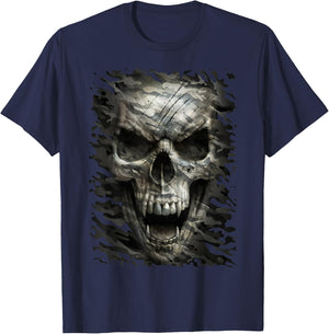 Spiral Original - Camo Reaper - Gothic Reaper T-Shirt - T-Shirt | Navy