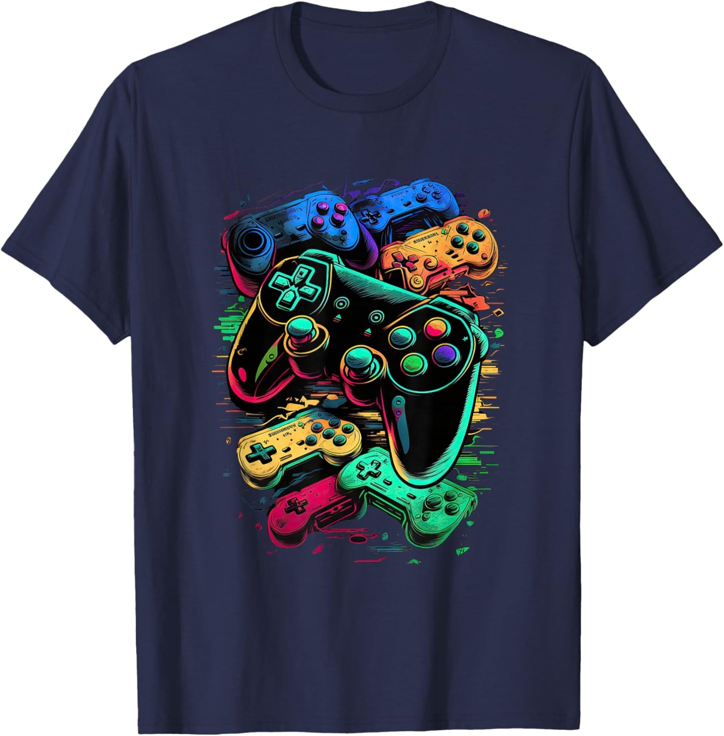 Control gamer Video Game Controller T-Shirt - T-Shirt | Navy