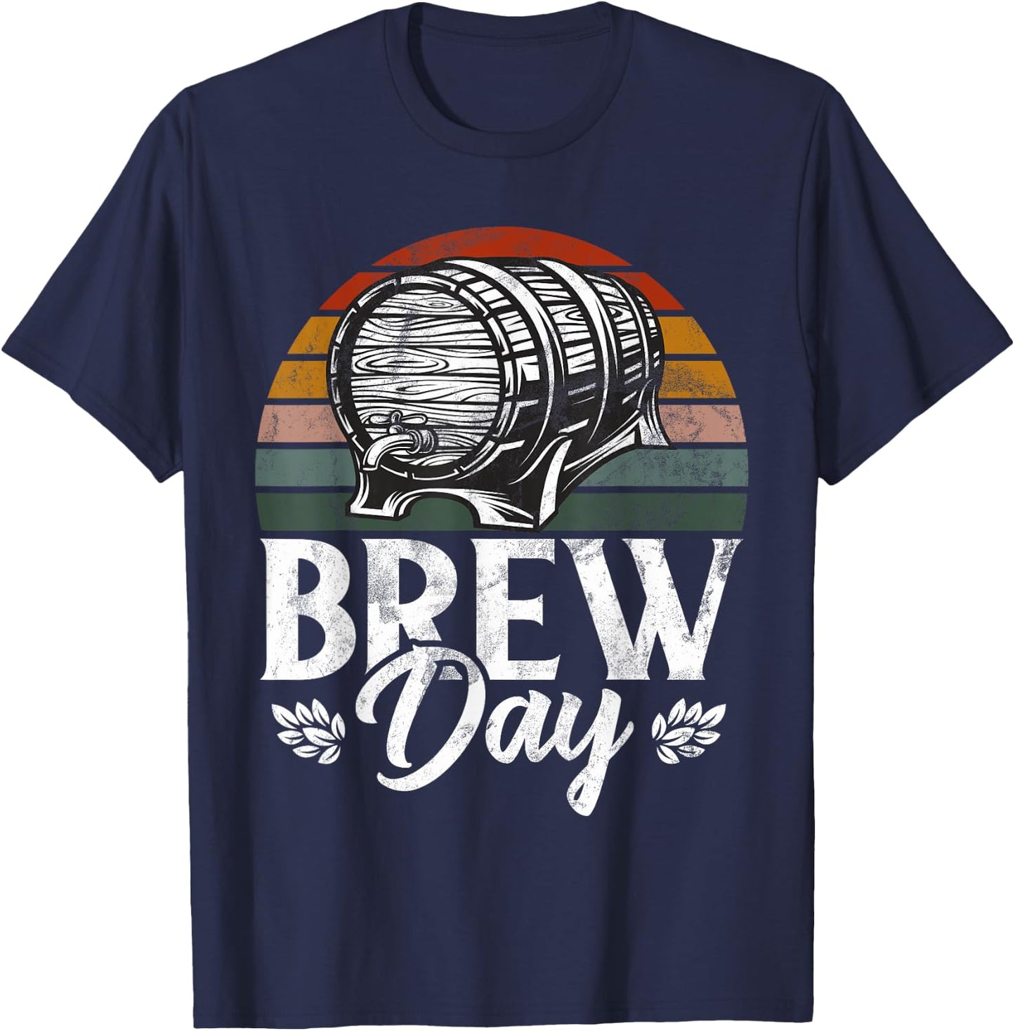 Brew Day Craft Beer Brewers Brew Master Home Brewing Lover T-Shirt - T-Shirt | Navy
