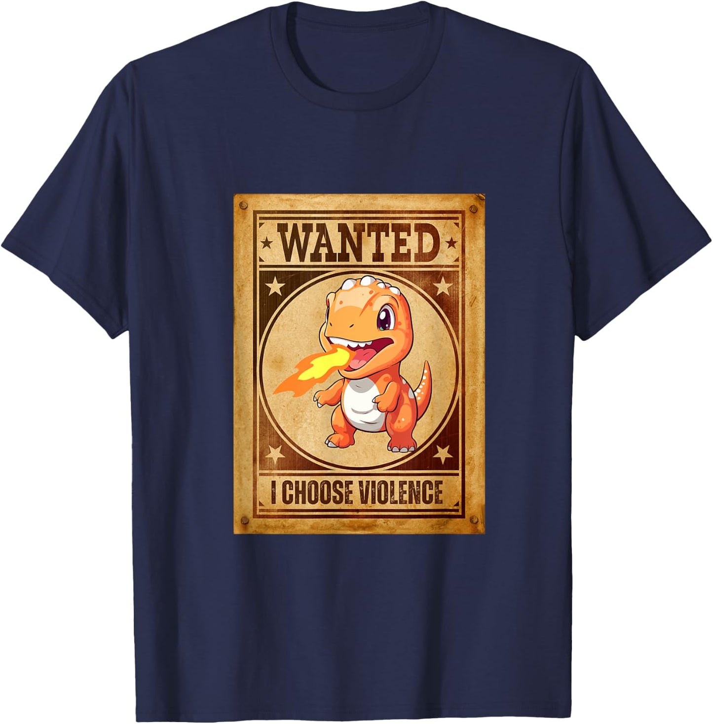 I CHOOSE VIOLENCE for Cat Lover Women T-Shirt - T-Shirt | Navy