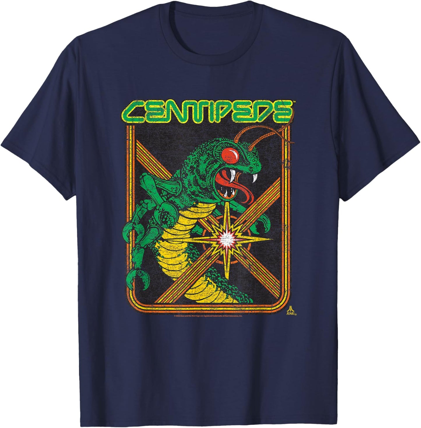 Atari Centipede Blast T-Shirt - T-Shirt | Navy