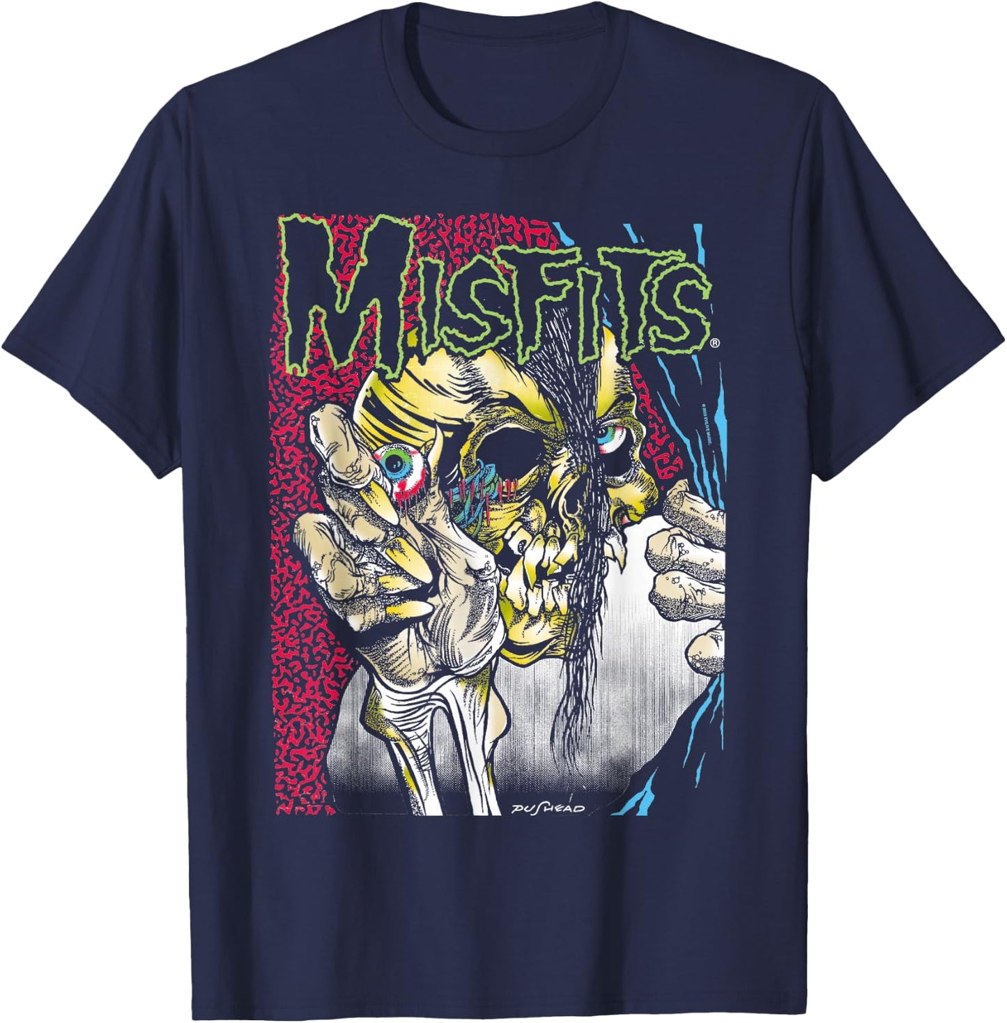 Misfits – Die Die Artwork T-Shirt - T-Shirt | Navy