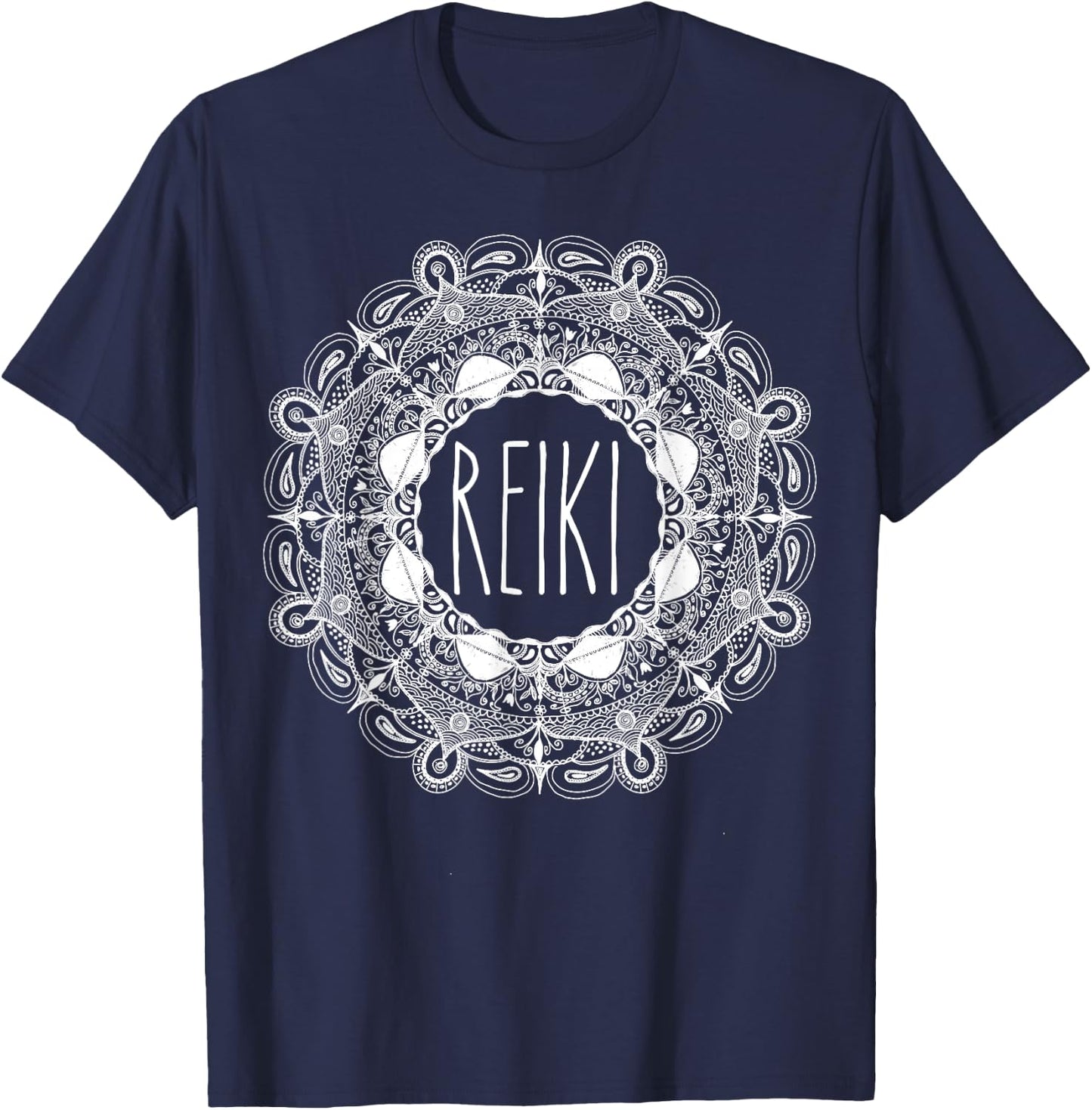 Mandala Reiki T-Shirt - T-Shirt | Navy
