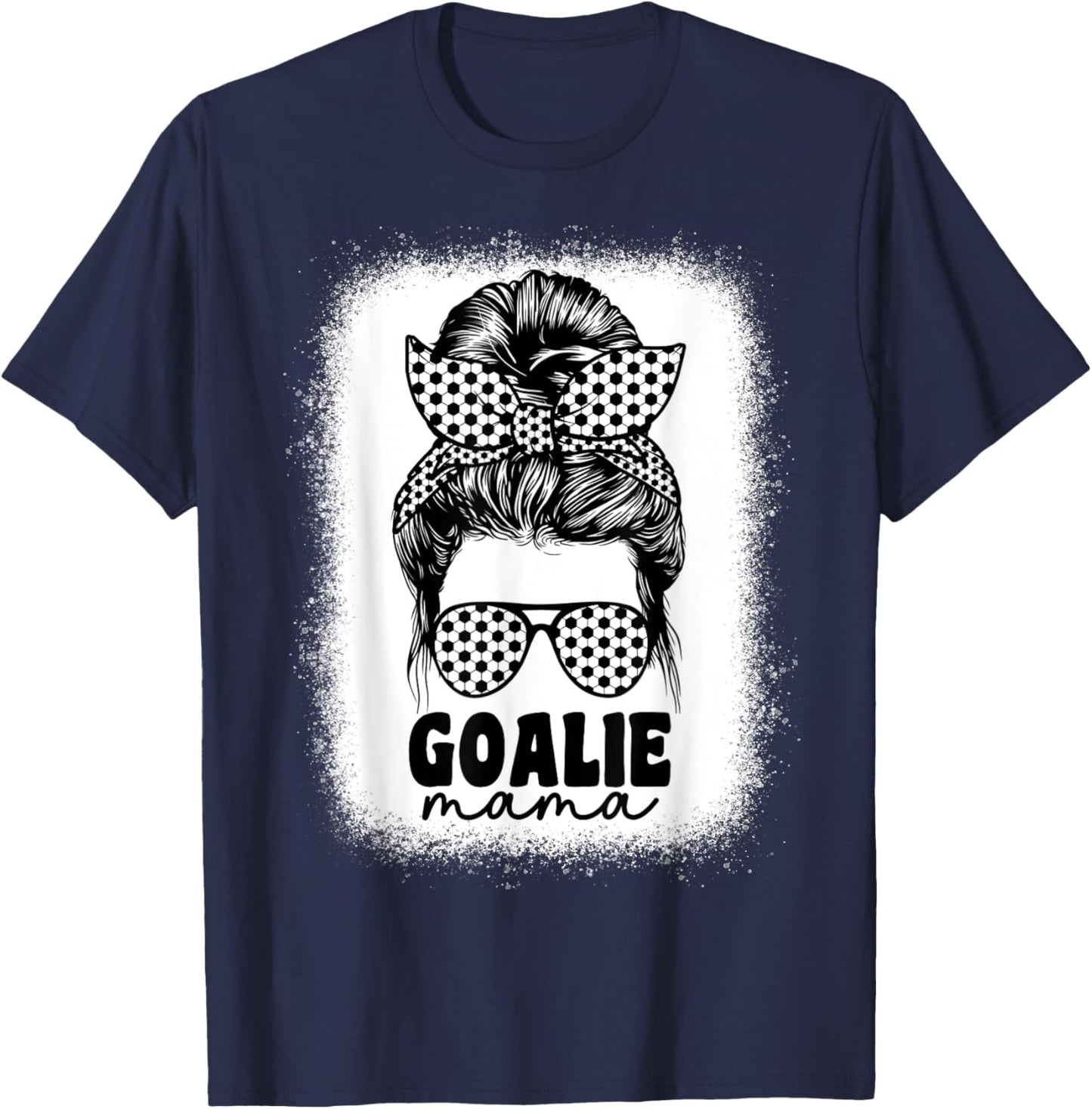 Soccer Goalie Mama Goal Keeper Soccer Goalkeeper Mom Funny T-Shirt - T-Shirt | Navy