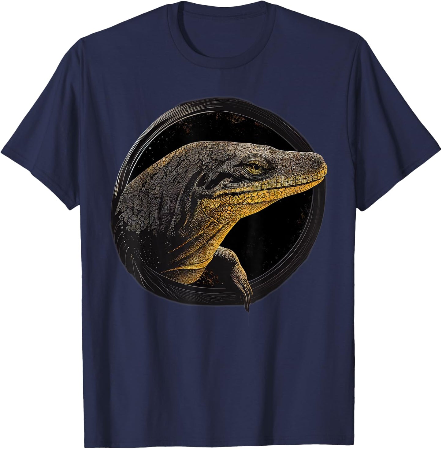 Comodo Dragon Animal Lover Wildlife Comodo Dragons T-Shirt - T-Shirt | Navy