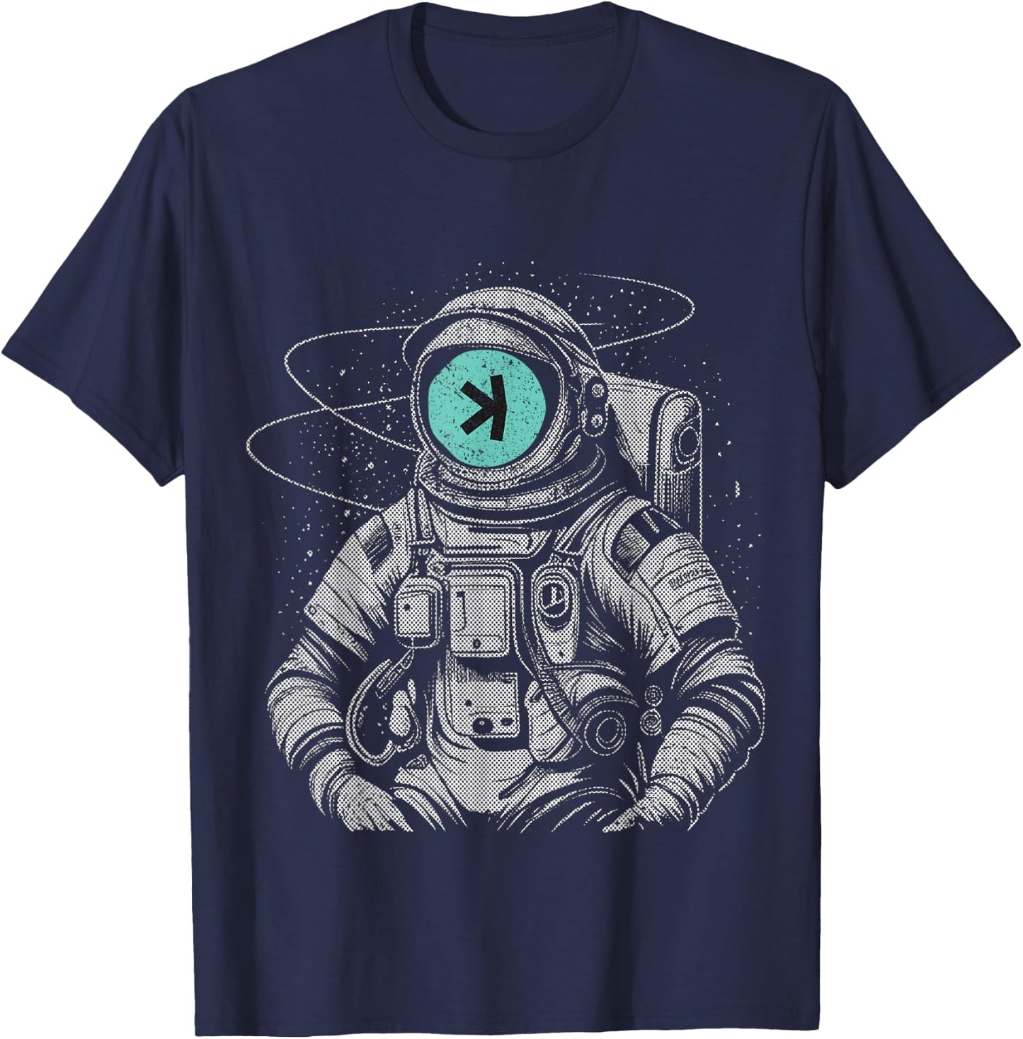 Kaspa Crypto Coin Bullrun 2024 Freedom Cryptocurrency T-Shirt - T-Shirt | Navy