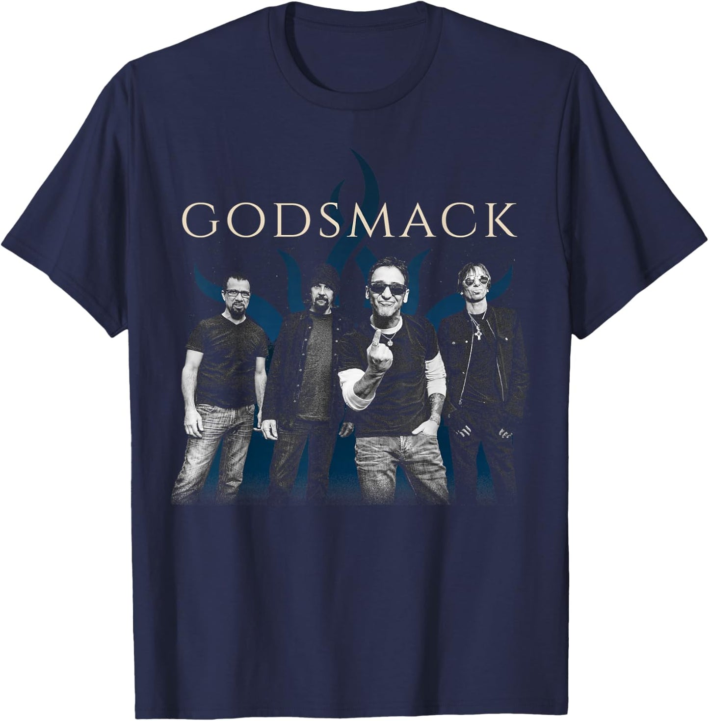 Godsmack – Blue Sun Photo T-Shirt - T-Shirt | Navy