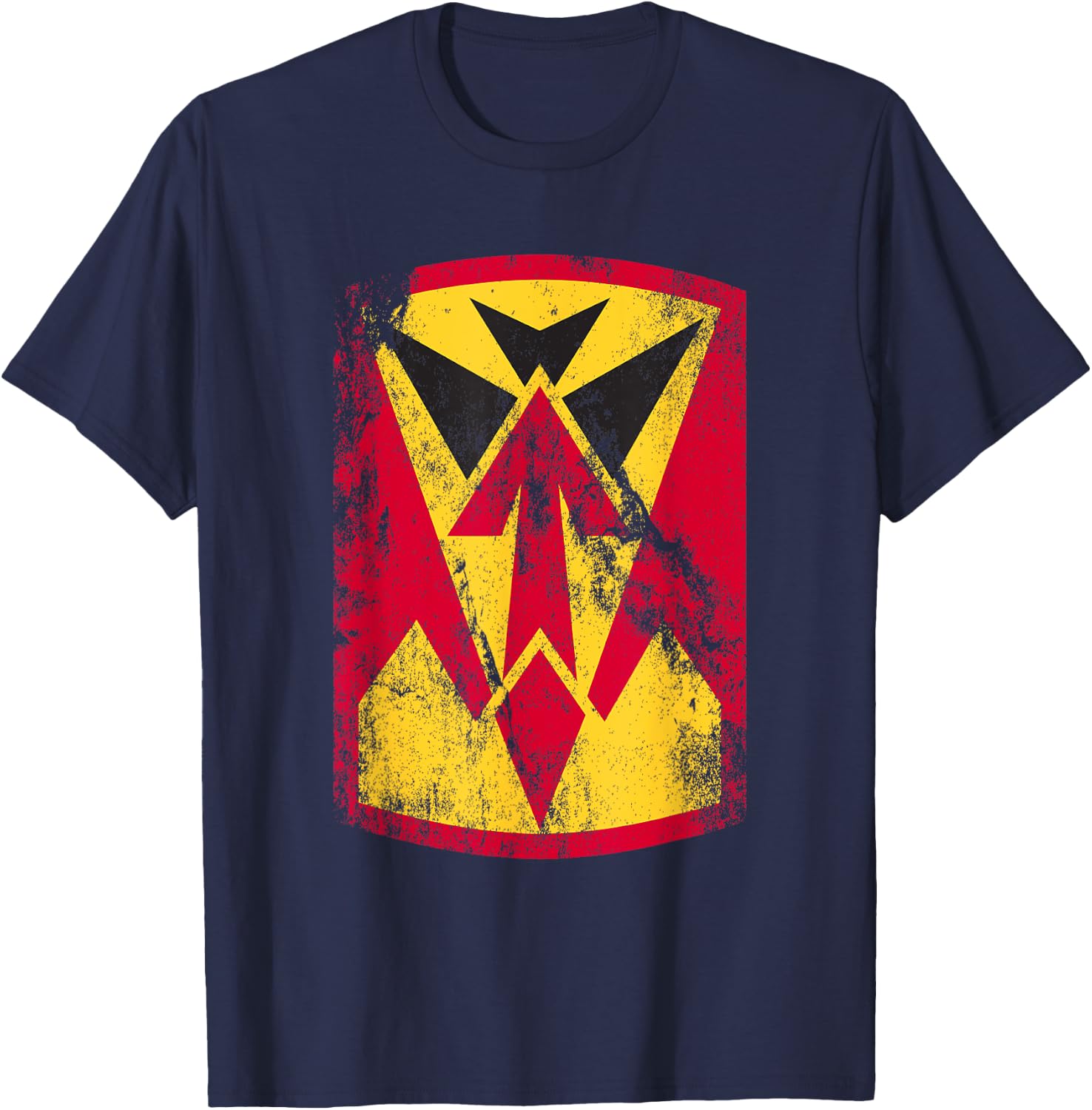 35th Air Defense Artillery Brigade Patch - 35th ADA Vintage T-Shirt - T-Shirt | Navy