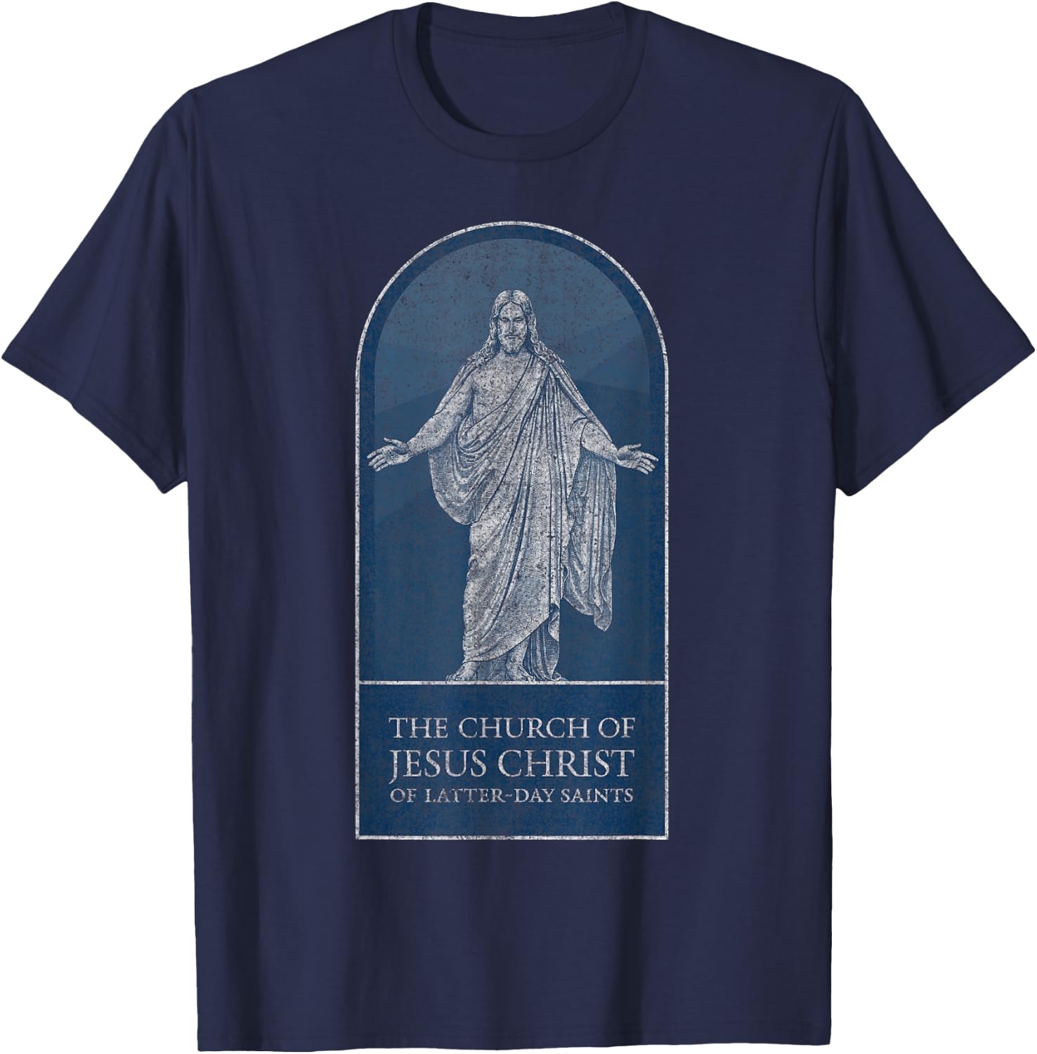 Mormon LDS Church of Jesus Christ of Latter-day Saints, Blue T-Shirt - T-Shirt | Navy