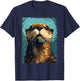 River Otter t Shirt for Boys & Girls Cute Otter Animal Funny T-Shirt - T-Shirt | Navy