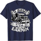 Trucker Men Women Big Rig Trucking Truckin' Road Lorry T-Shirt - T-Shirt | Navy