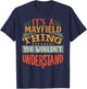 Mayfield Name Gifts By Vnz Men's -Adults -Kids Black T-Shirt - T-Shirt | Navy