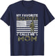 My Favorite Soldier Calls Me Mom Solider Mom T-Shirt - T-Shirt | Navy