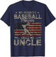 My Favorite Baseball Player Calls Me Uncle Father's Day T-Shirt - T-Shirt | Navy