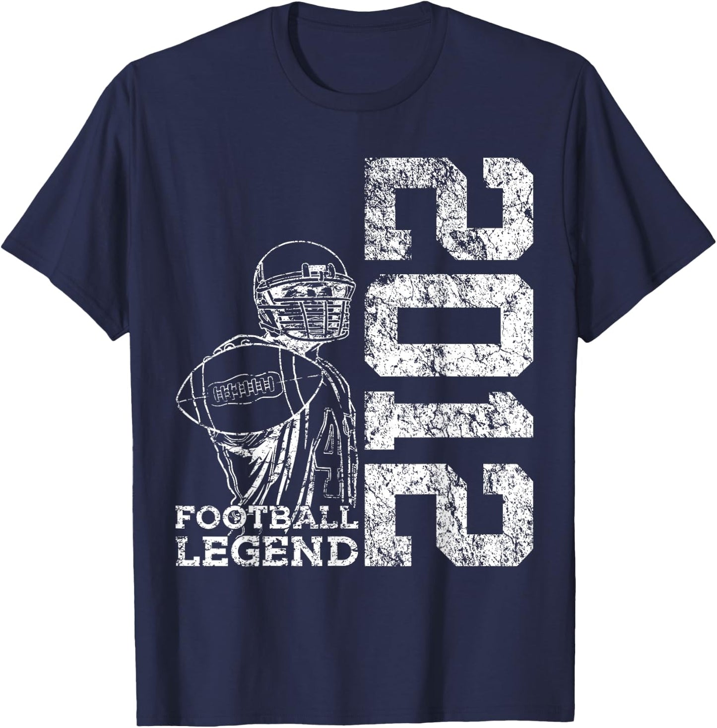 14 Years Football Legend 2012 14th Birthday T-Shirt - T-Shirt | Navy