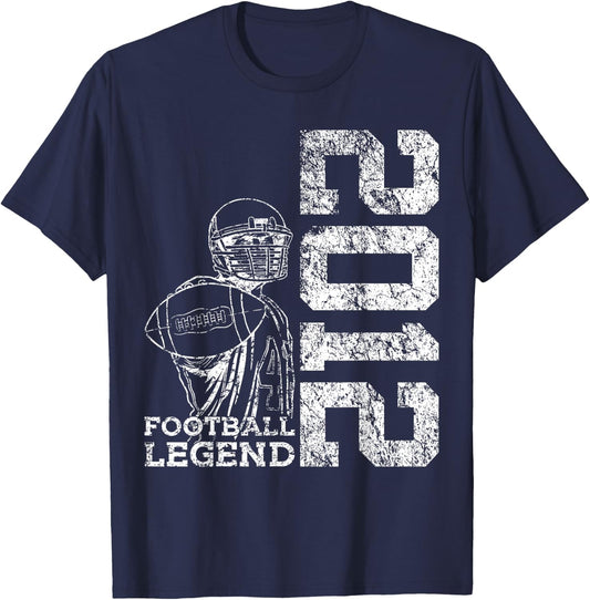14 Years Football Legend 2012 14th Birthday T-Shirt - T-Shirt | Navy