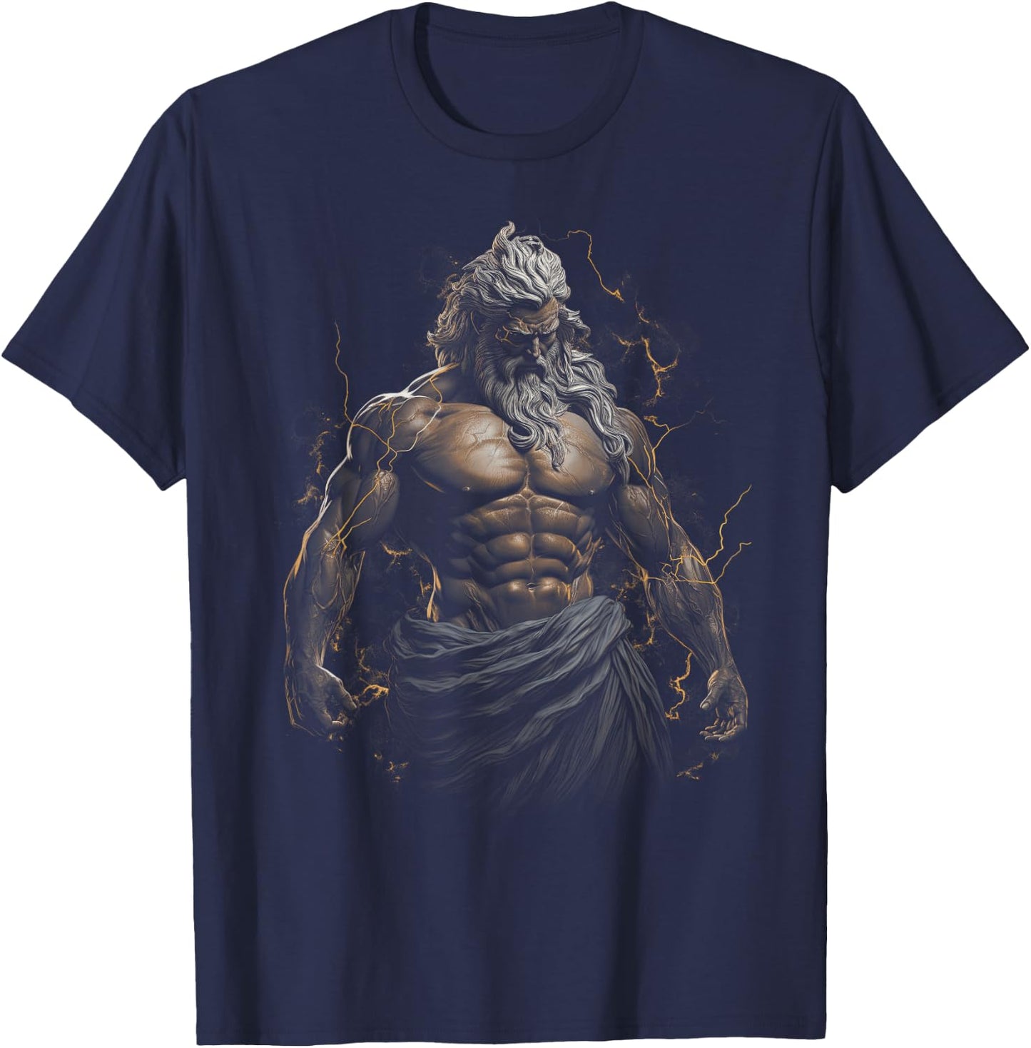 Greek Zeus Mythology T-Shirt - T-Shirt | Navy