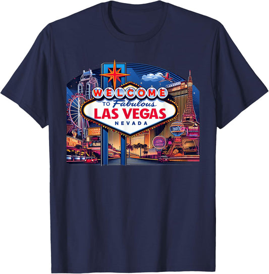 Love LAS VEGAS Baby Shirt for Holidays in Las Vegas Souvenir T-Shirt - T-Shirt | Navy