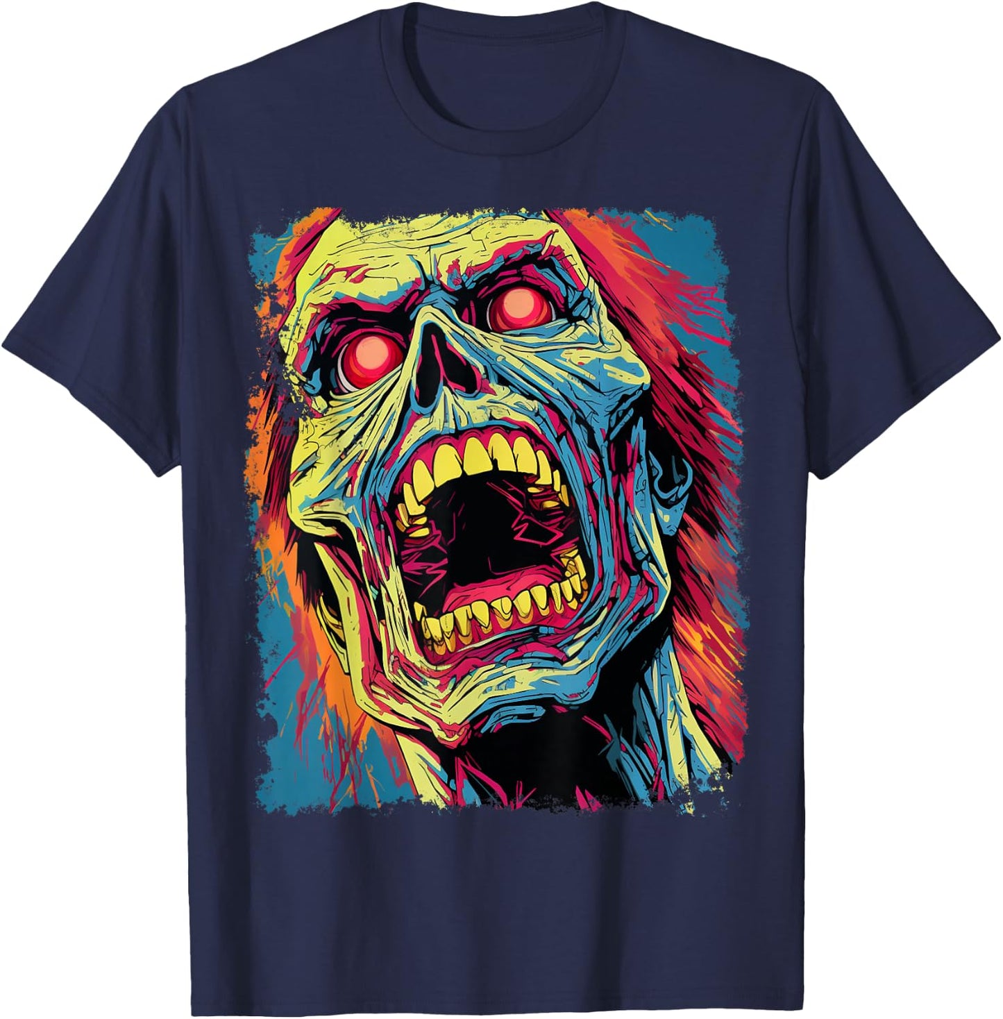 Classic Horror Halloween T-Shirt - T-Shirt | Navy