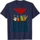 Easy Halloween Outfit Women Kids Farmer Costume T-Shirt - T-Shirt | Navy