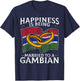 Gambian Marriage The Gambia Married Heritage Culture Flag T-Shirt - T-Shirt | Navy