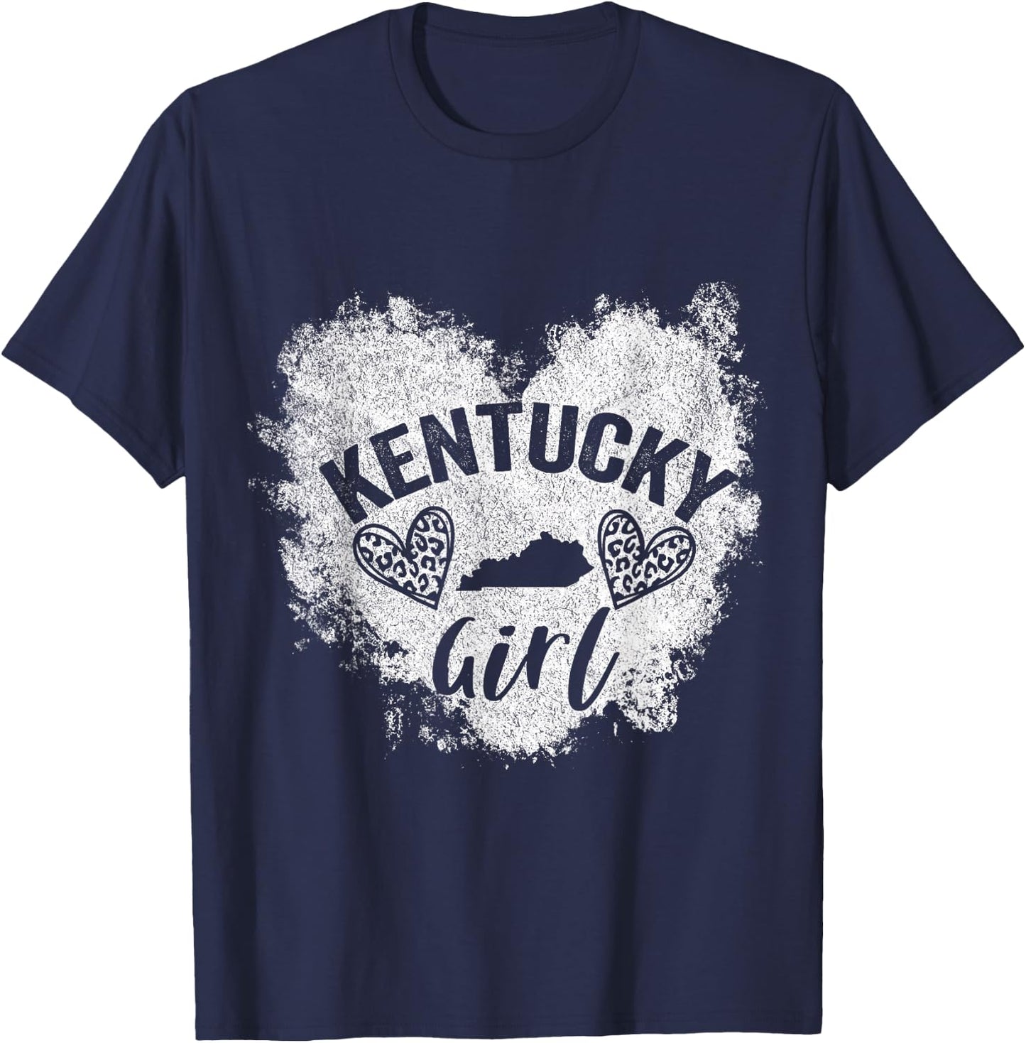 Kentucky Girl Funny Hometown Kentucky Home Kentucky Roots T-Shirt - T-Shirt | Navy