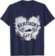 Kentucky Girl Funny Hometown Kentucky Home Kentucky Roots T-Shirt - T-Shirt | Navy