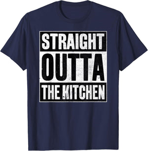 Straight Outta The Kitchen T-Shirt - T-Shirt | Navy