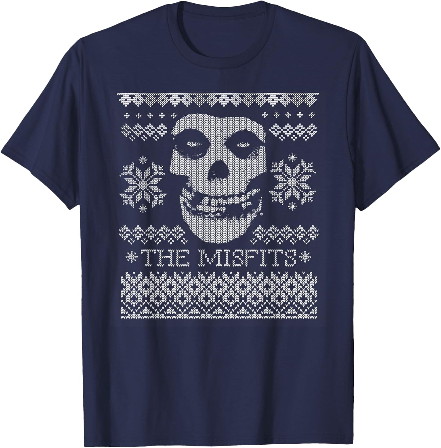 Misfits – Skull Holiday T-Shirt - T-Shirt | Navy