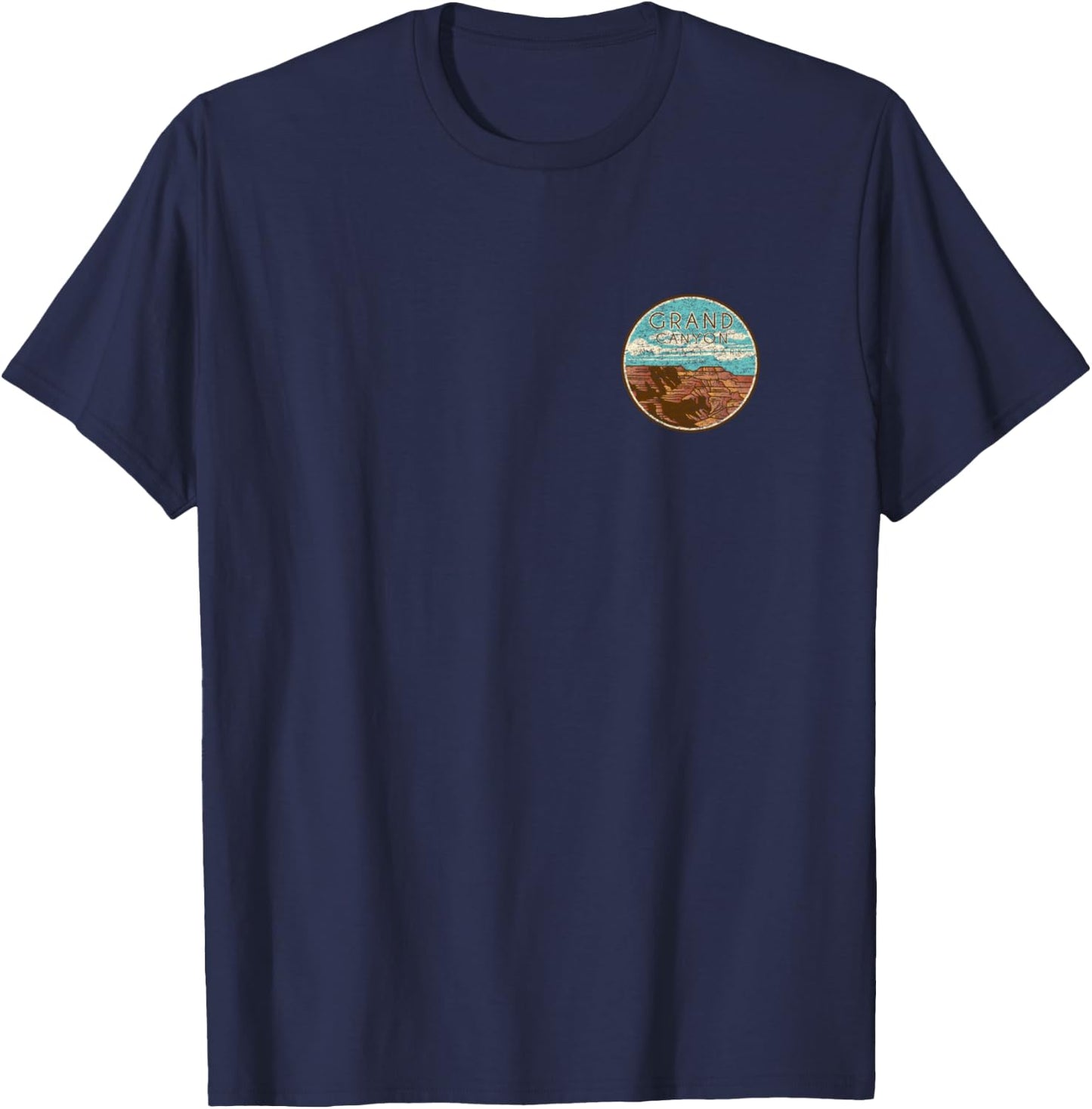 Grand Canyon National Park Retro T-Shirt - T-Shirt | Navy