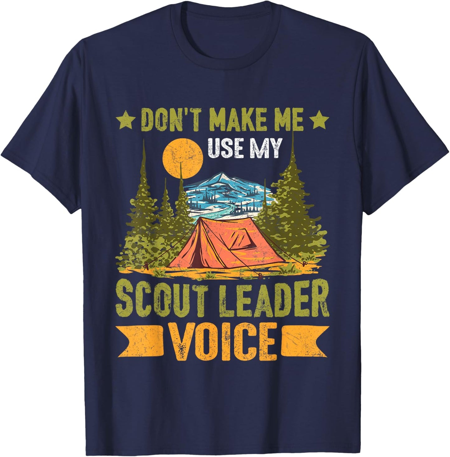 Scout For Girls boys Funny Scouting Leader T-Shirt - T-Shirt | Navy