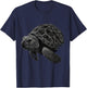 Turtle Geometric Art Polygon Animal T-Shirt - T-Shirt | Navy