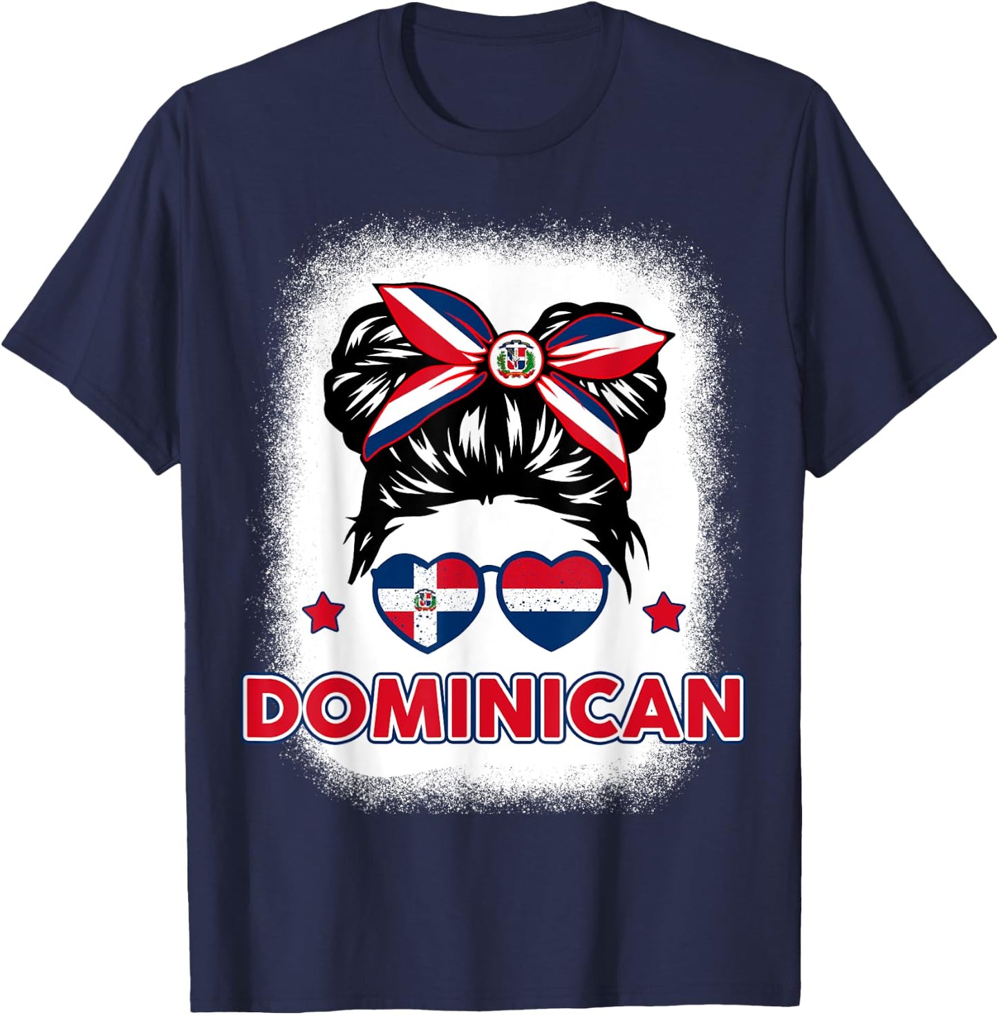 La Dominican Republica Hispanic Heritage Dominicana Kid Girl T-Shirt - T-Shirt | Navy