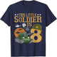 Birthday Military Themed Camo This Little Soldier Is 8 Boys T-Shirt - T-Shirt | Navy