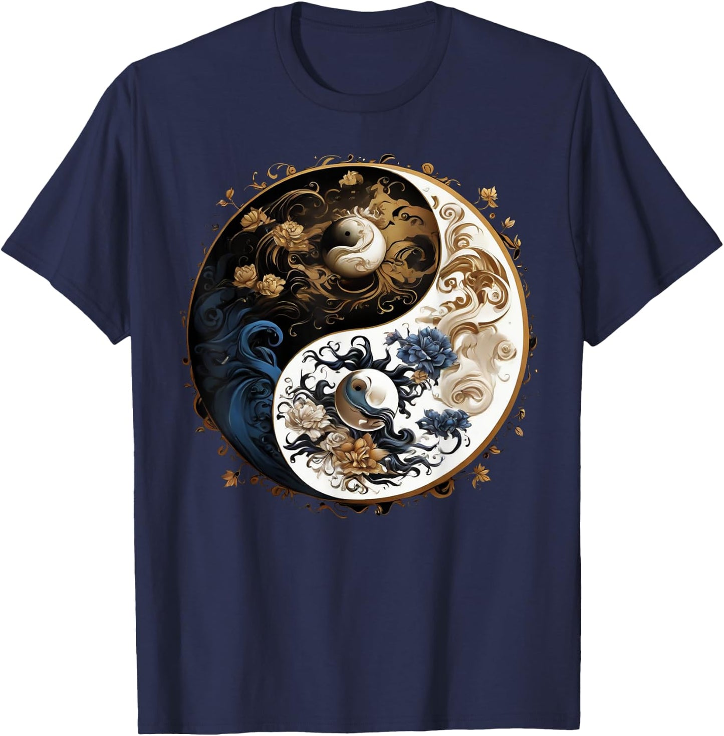 Yin Yang T-Shirt - T-Shirt | Navy