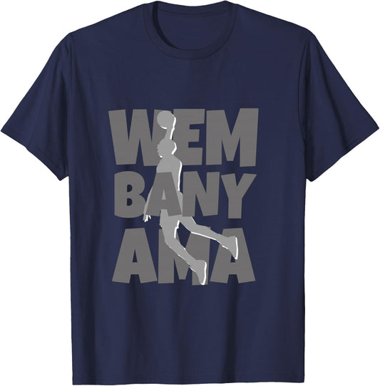 Wembanyama Basketball Amazing Gift Fan T-Shirt - T-Shirt | Navy