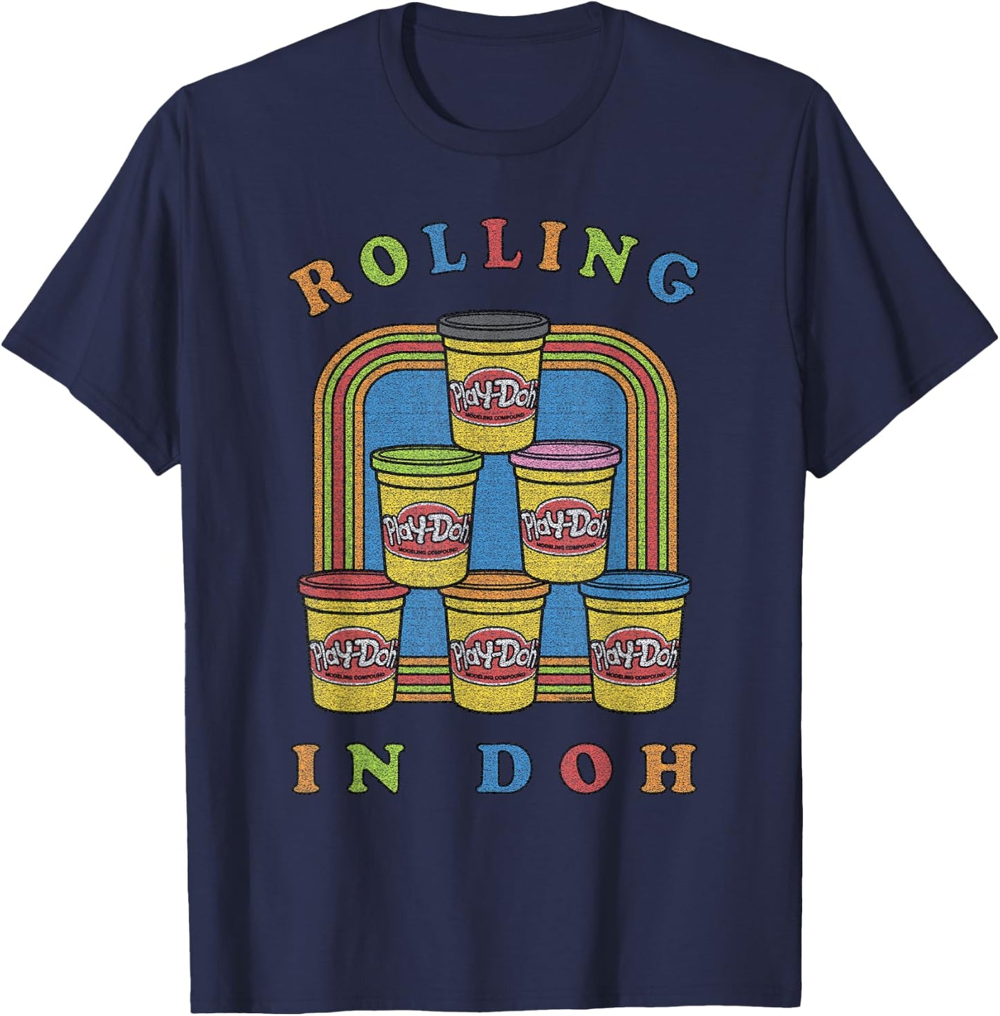 Play-Doh Rolling in Play-Doh T-Shirt - T-Shirt | Navy