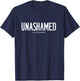 Unashamed Of The Gospel Christian Bible T-Shirt - T-Shirt | Navy
