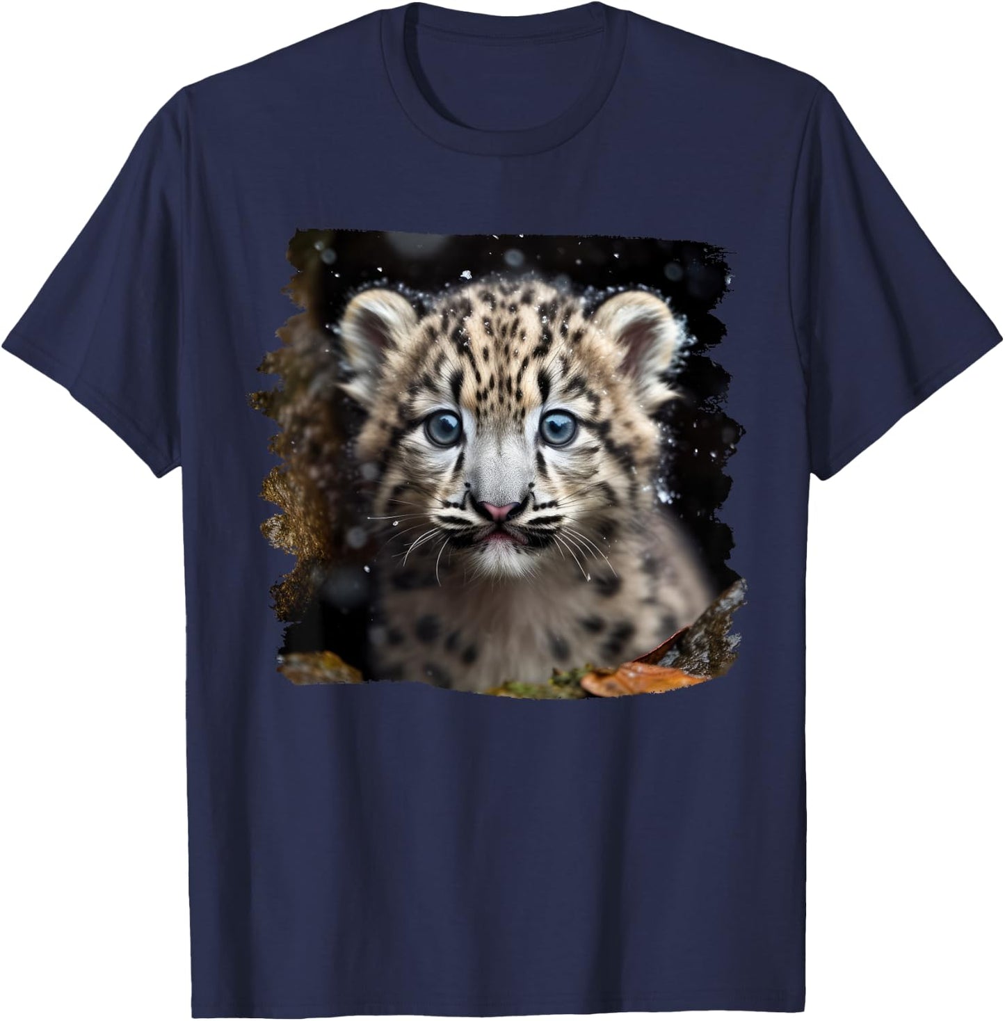 Snow Leopards Snow Leopard T-Shirt - T-Shirt | Navy