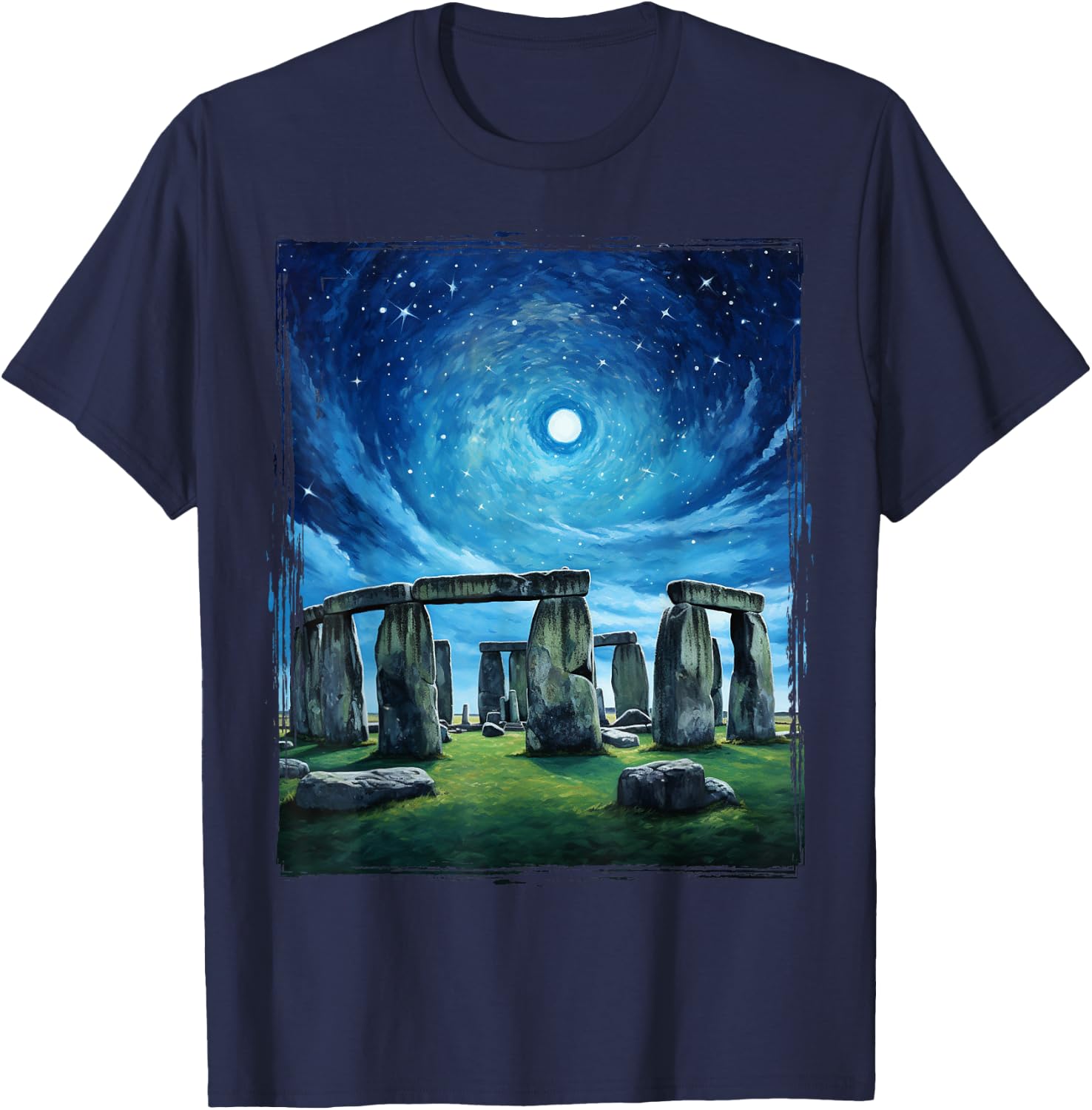 Funny Stonehenge England History Meme Souvenir T-Shirt - T-Shirt | Navy