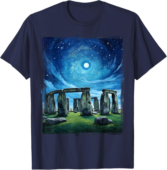 Funny Stonehenge England History Meme Souvenir T-Shirt - T-Shirt | Navy